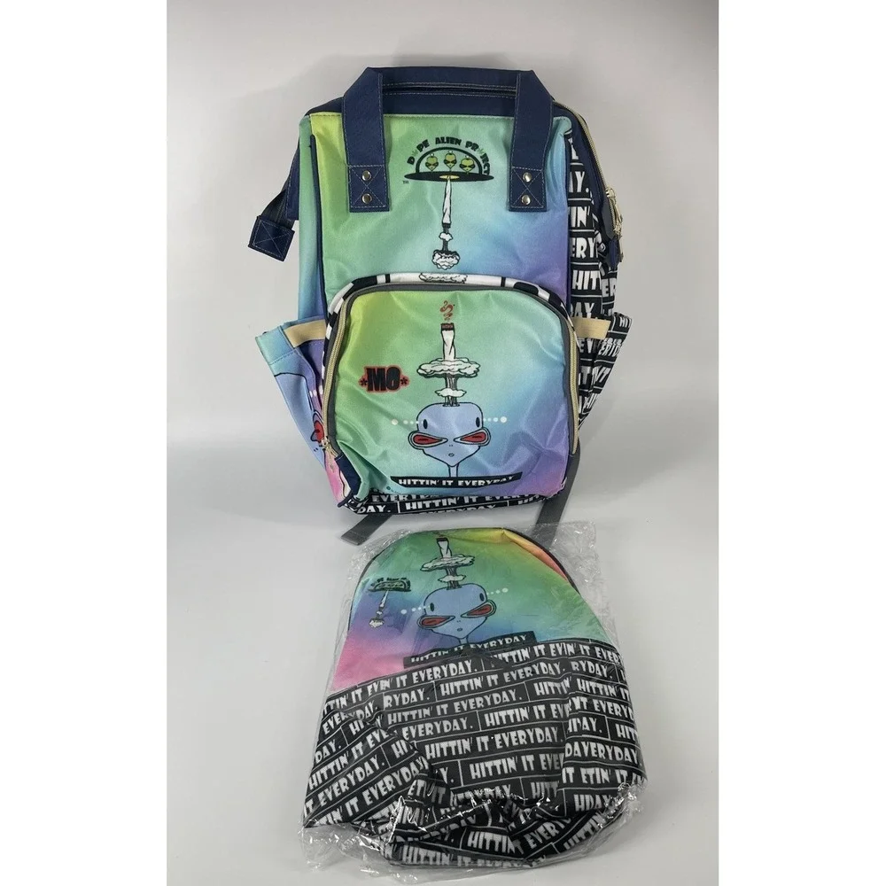 Weedhead MO Hittin It Everyday Diaper Bag Backpack & Sling Bag Set Rare